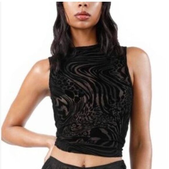 I.AM.GIA Black Amina Top - Size S - Picture 1 of 7